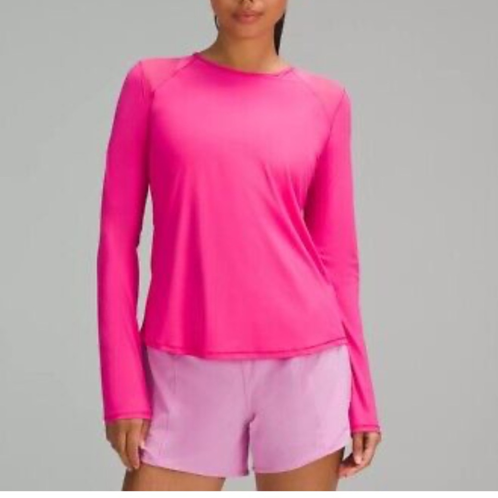Hot pink, Lululemon long sleeve shirt